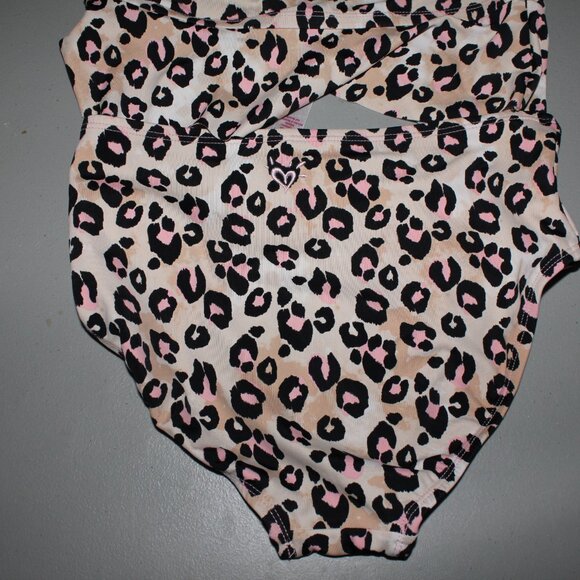 Brown & Pink 2 Pcs Justice Bikini Swimsuit Size 14 - Picture 7 of 11